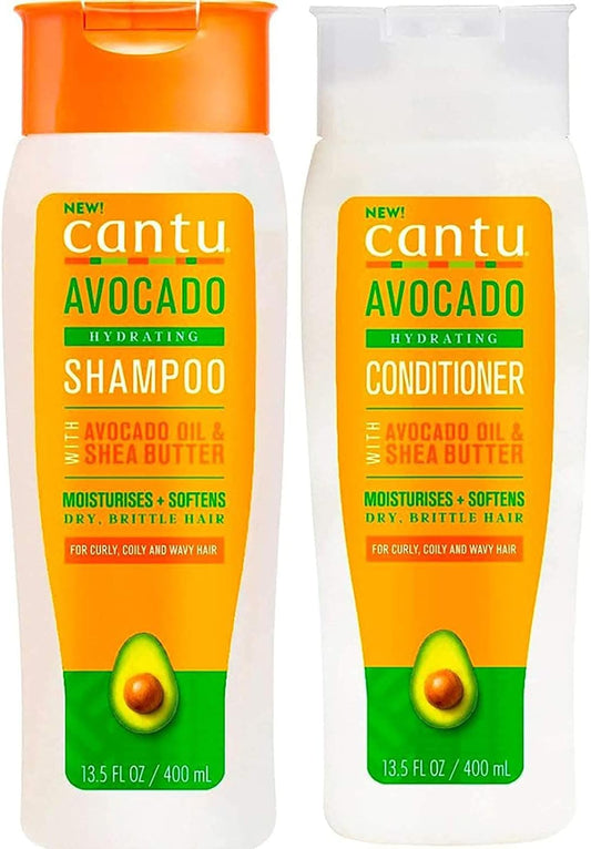 Cantu Avocado & Shea Butter Hydrating Shampoo with Conditioner (400ml)