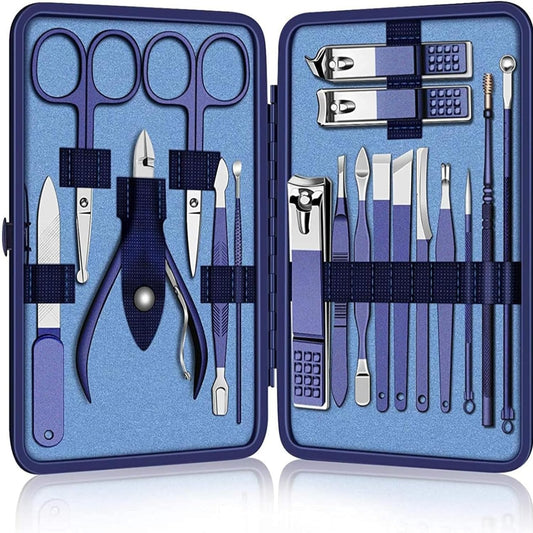 Nail Set Tool Kit,18 PCS Manicure & Pedicure Products