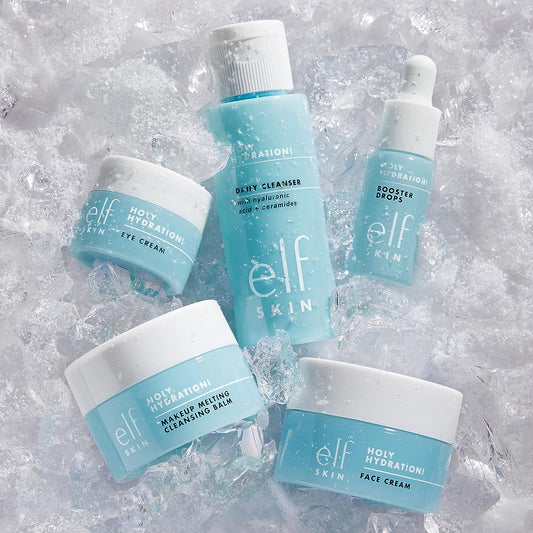 e.l.f. e.l.f.SKIN Hydrated Ever After Skincare Mini Kit, Cleanser, Makeup Remover, Moisturizer & Eye Cream